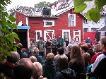 Forestillingene ble spilt i Oscars bakgaard - klikk for større bilde